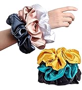 VIOZY premium scrunchies for women | 6 Scrunchies | satin scrunchies for women | scrunchies for g...