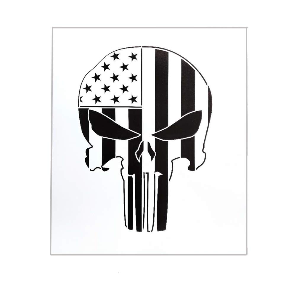 Punisher Logo Outline