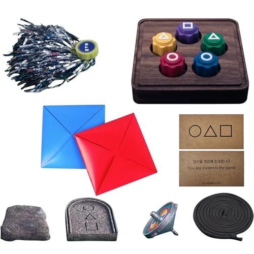 Korean Traditional Play Game, Gong-gi, Jebi chagi, Biseokchigi, Paeng-y, DDAKJI, Stone Pebbles Set, Old-Fashioned Game Kit, H