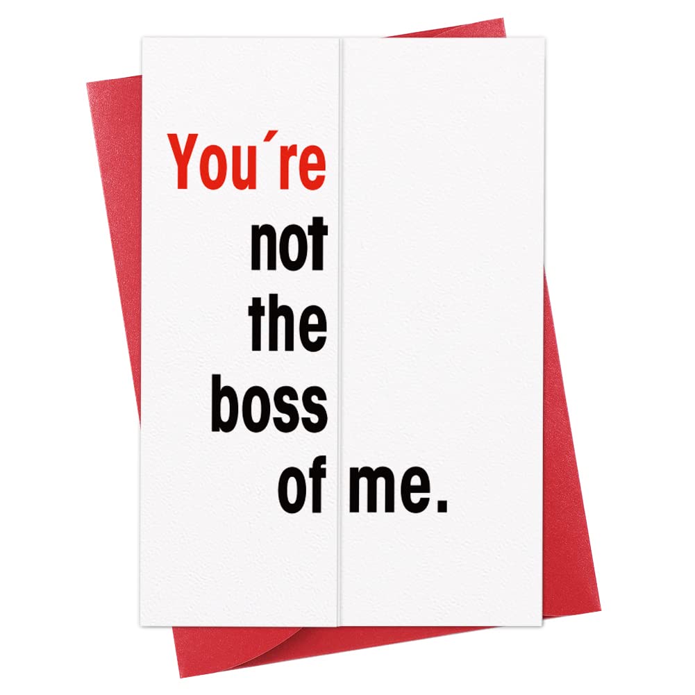 Buy WaaHome Funny Boss Day Card for Boss Women Men from Employee ...