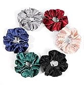 VIOZY premium scrunchies for women | 6 Scrunchies | satin scrunchies for women | scrunchies for g...