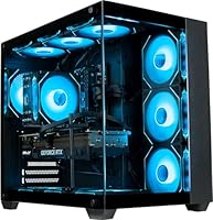 Empowered PC Panorama RTX 4080 Super Gaming Desktop - AMD Ryzen 7 9700X, 32GB RAM, 1TB NVMe Gen4 SSD + 3TB HDD, WiFi, Windows 11 Home - Best 2024 RGB Prebuilt Tower Computer for Gamers