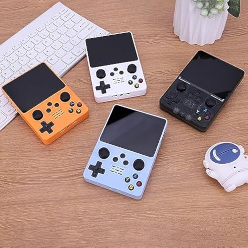 R35S Retro Mini Handheld Video Game Console Gameboy Built in 8000+ Classic Games (blue)