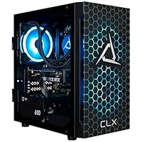 CLX Set Gaming PC - AMD Ryzen 5 9600X 3.9GHz, GeForce RTX 4060, 1TB NVMe M.2 SSD, 32GB DDR5 RGB Memory, 120mm AIO, WiFi, Windows 11 Home, Black