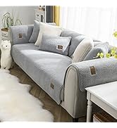 vctops Sherpa Fleece Sofa Couch Covers Super Soft Warm Plush Sectional Couch Cover Luxury Fuzzy F...