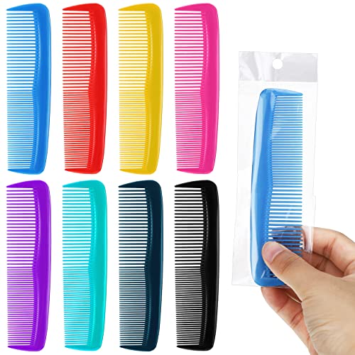 100 Packs Individually Wrapped Combs Bulk Disposable Combs for Travel ...