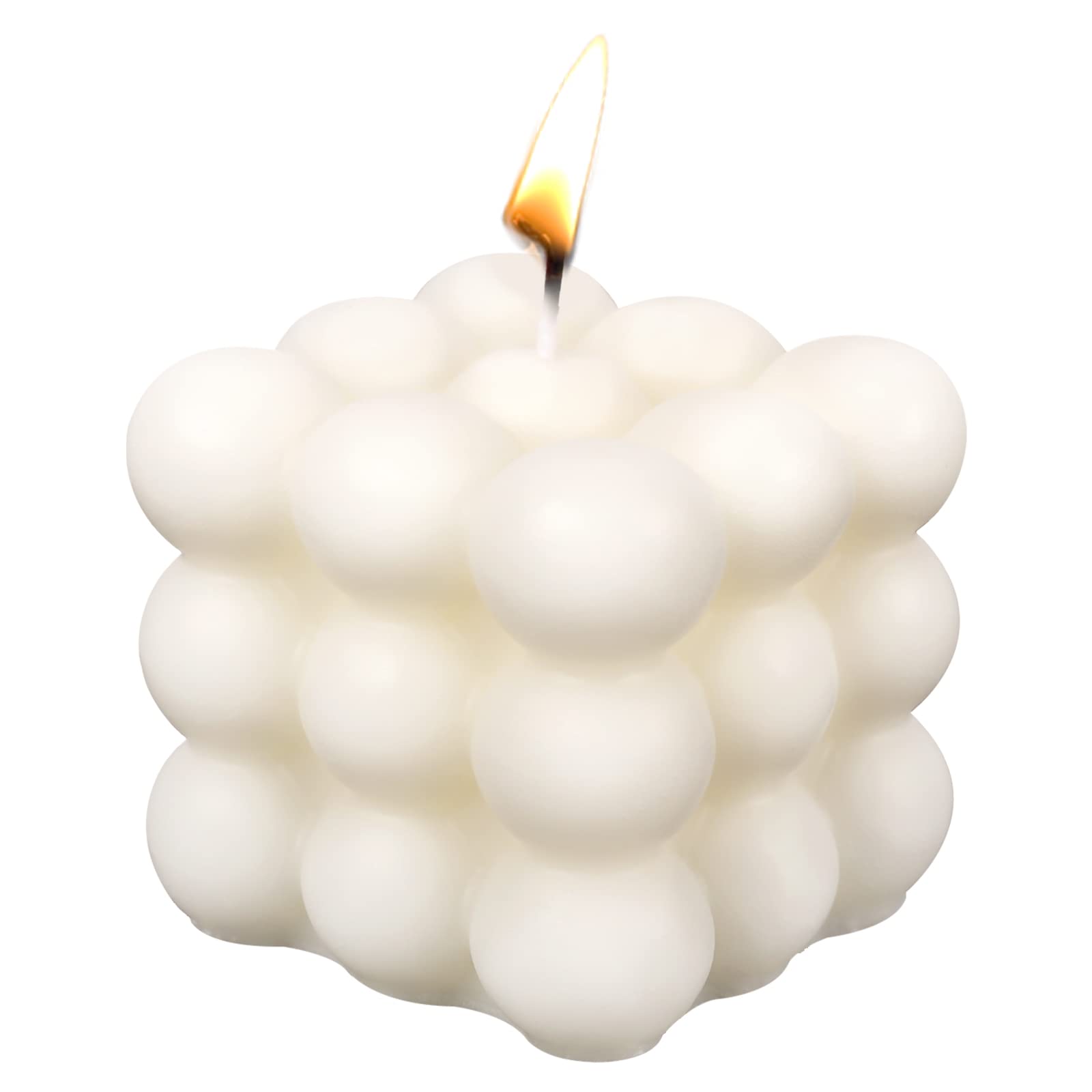 Amazon.com: Bubble Candles - Cube Soy Wax Candle, Aesthetic Decor ...