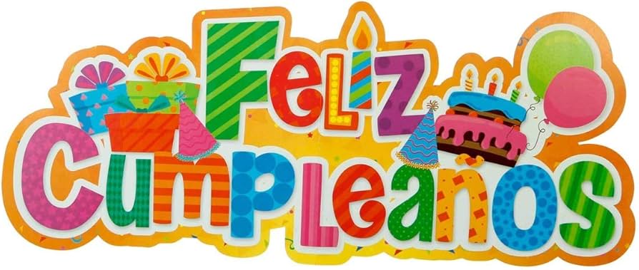 Estar confundido Preescolar Al frente letrero feliz cumple comestible ...