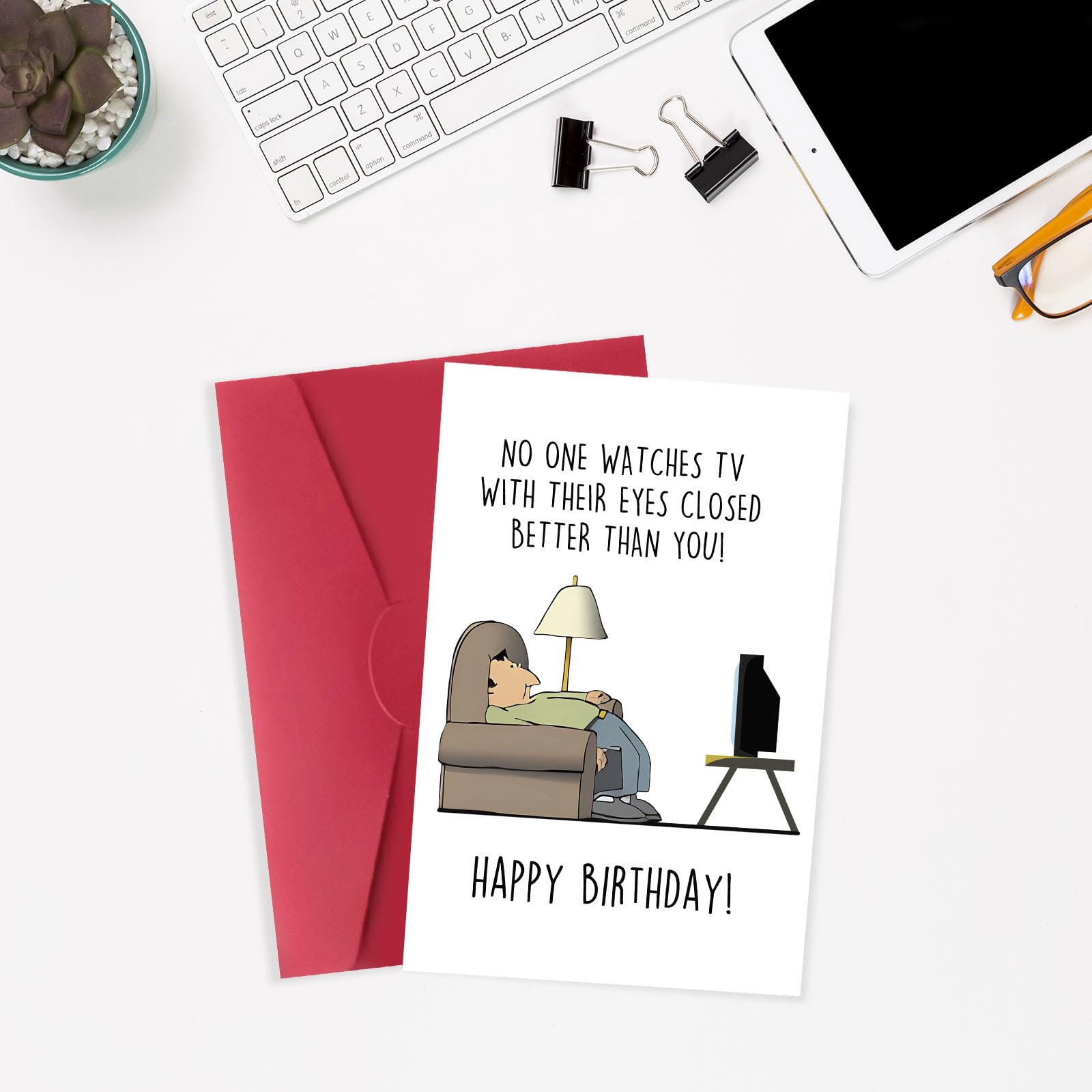 Snapklik.com : XXDJLP Funny Birthday Card For Men Women, Happy Bday ...