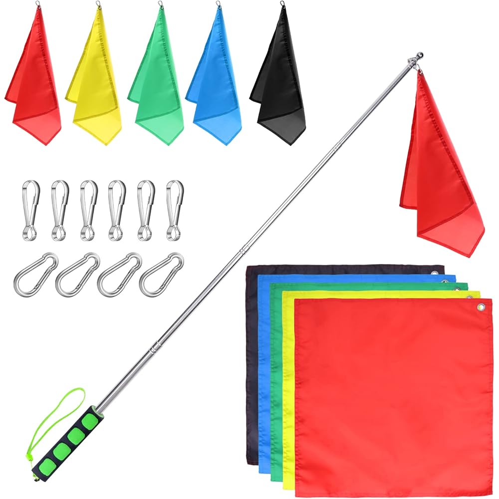 $2/mo - Finance MANOPAWS 5Pcs Horse Training Flag and 55in Telescoping ...