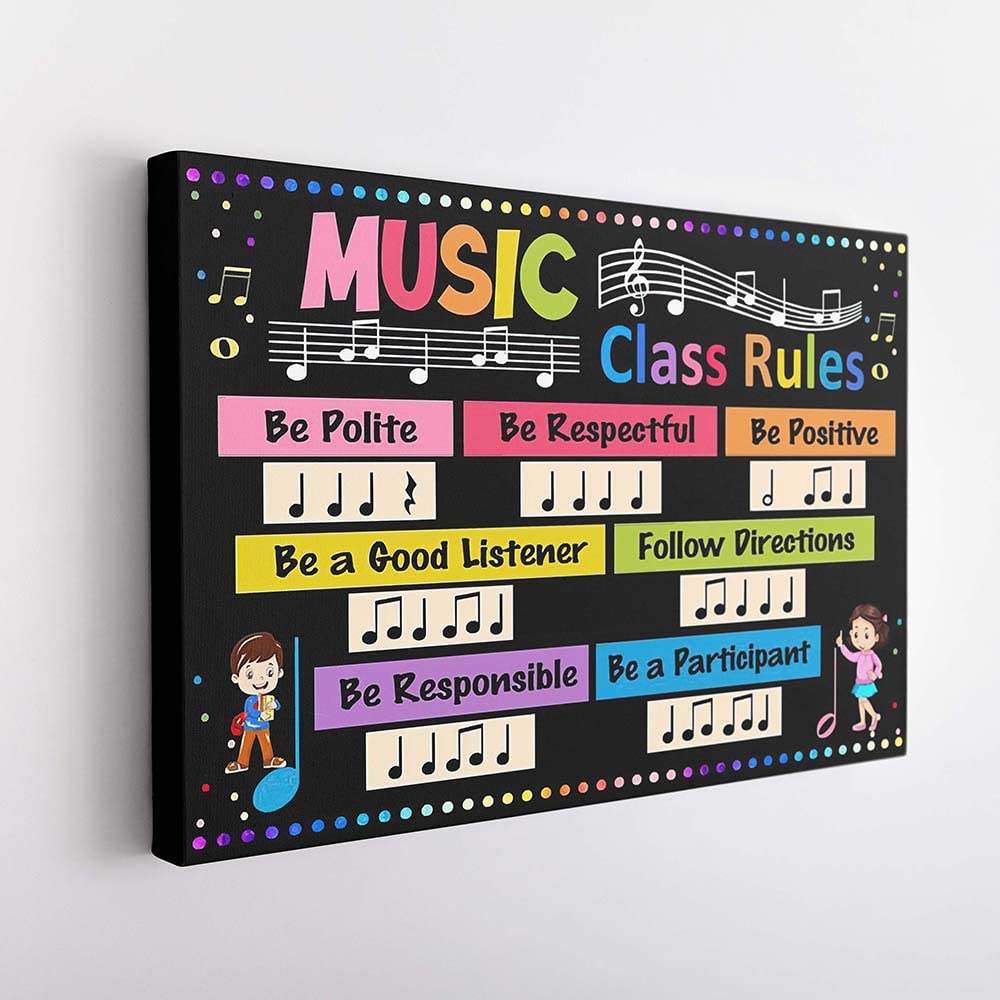 Amazon.com : AETICON Motivational Classroom Decoration Canvas ...