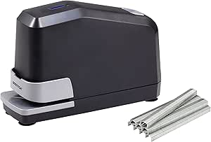 Bostitch Office Impulse Heavy Duty Electric Stapler Value Pack, 45 Sheet Capacity, Includes 5,000 Staples &amp; Staple Remover, No-Jam, Faster Stapling, Black