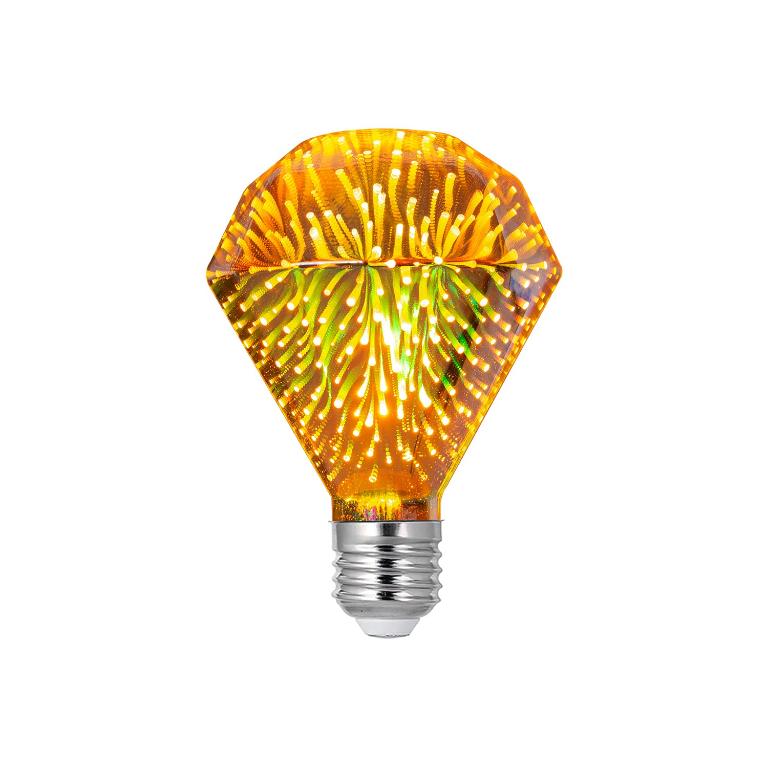 Century Light -3D Fireworks Light Bulb Decorative LED Bulb E26 ...