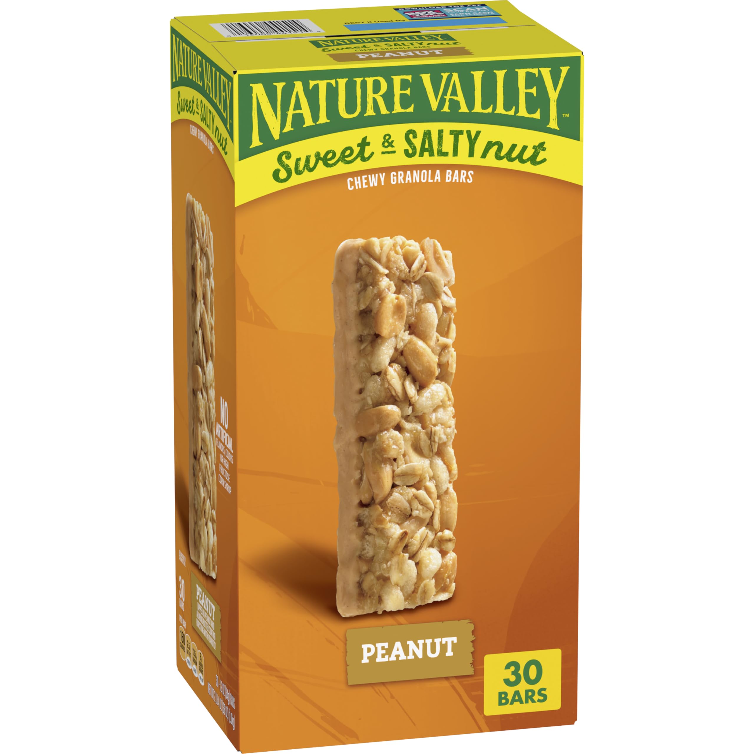 Nature ValleySweet and Salty Granola Bars, Peanut, 30 Bars, 36 OZ