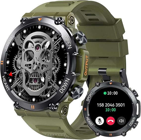 MXDIGIT Sports watch K56 Pro Screen 1.39 inch 150+ Sports Modes HD ...