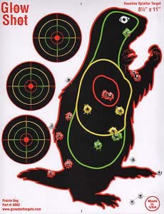 Amazon.com : 25 Pack - Prairie Dog Target 8 1/2