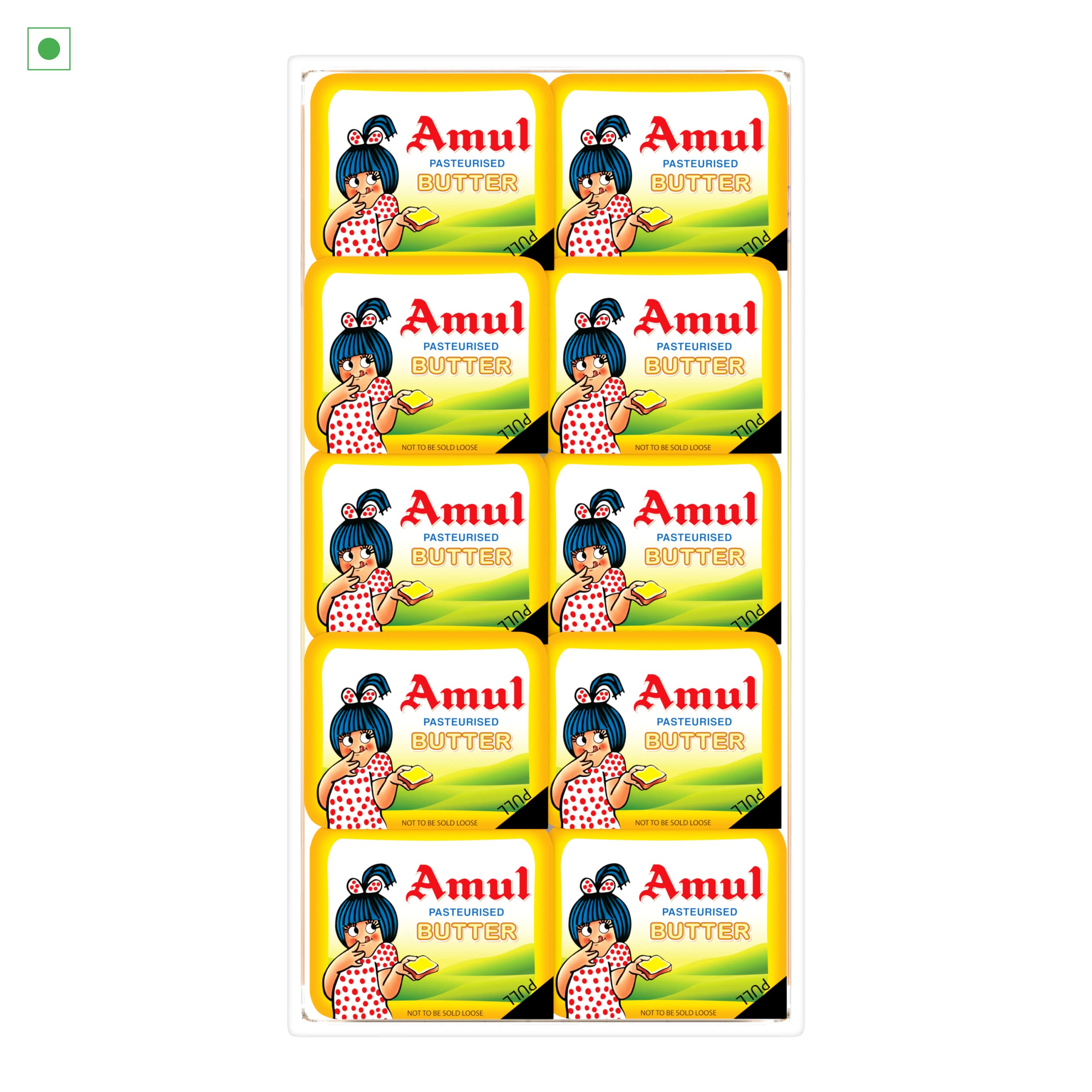 Amul Pasteurised Butter Salted 500g, Box Of 20, 43% OFF