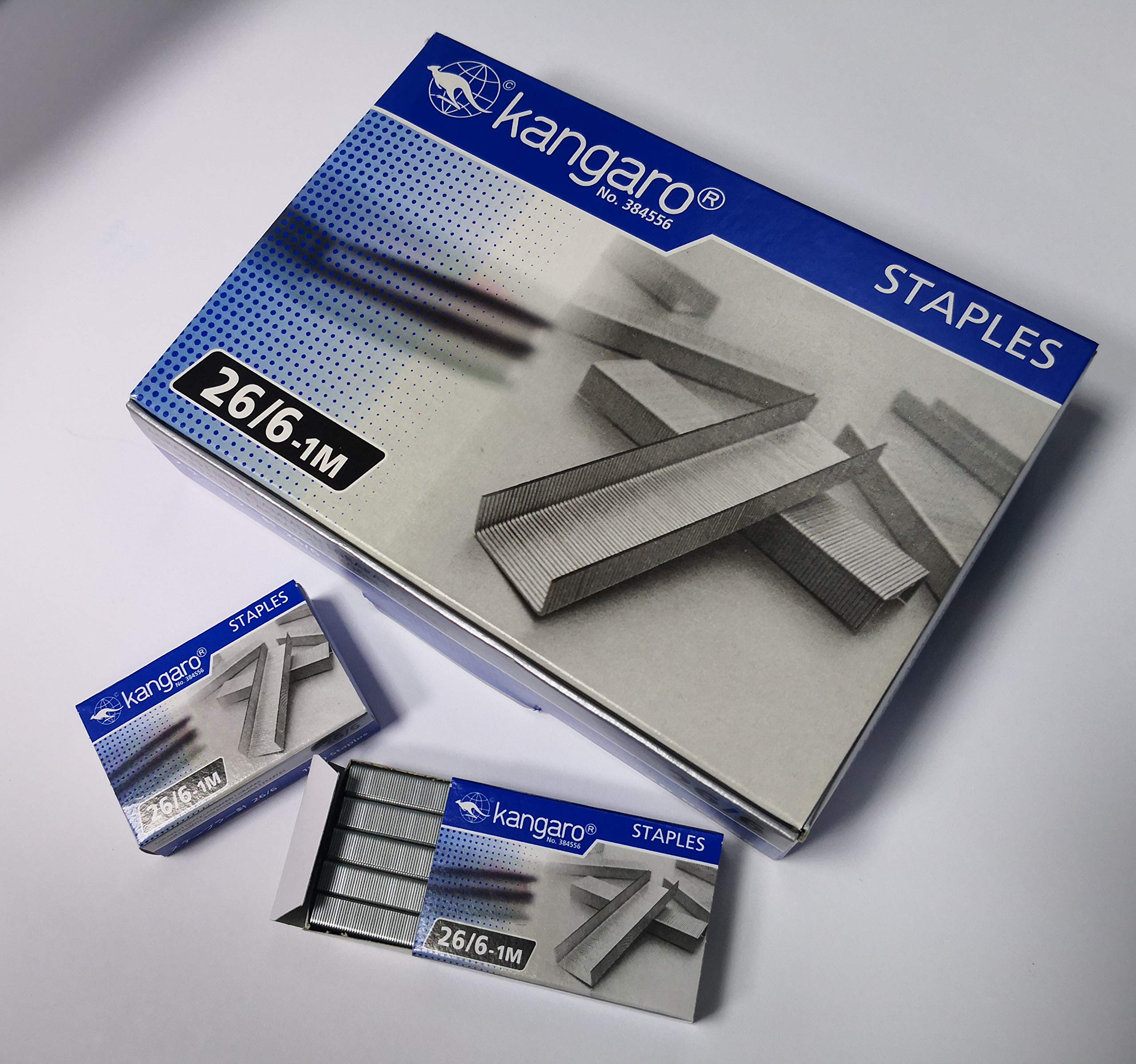 Kangaro - 26/6 Staples (1m, Set of 20 Boxes)