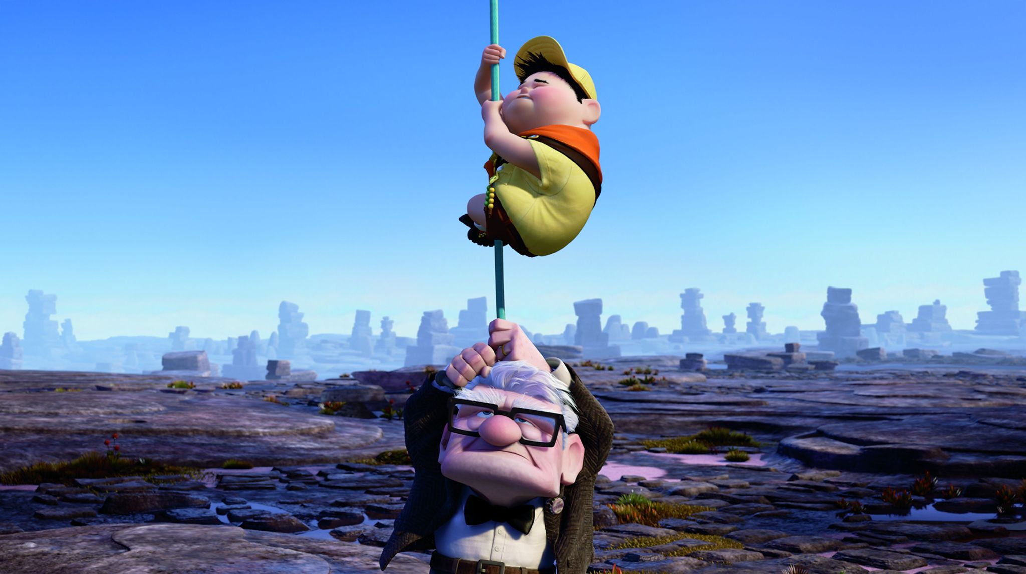 Edward Asner and Jordan Nagai in Up (2009)