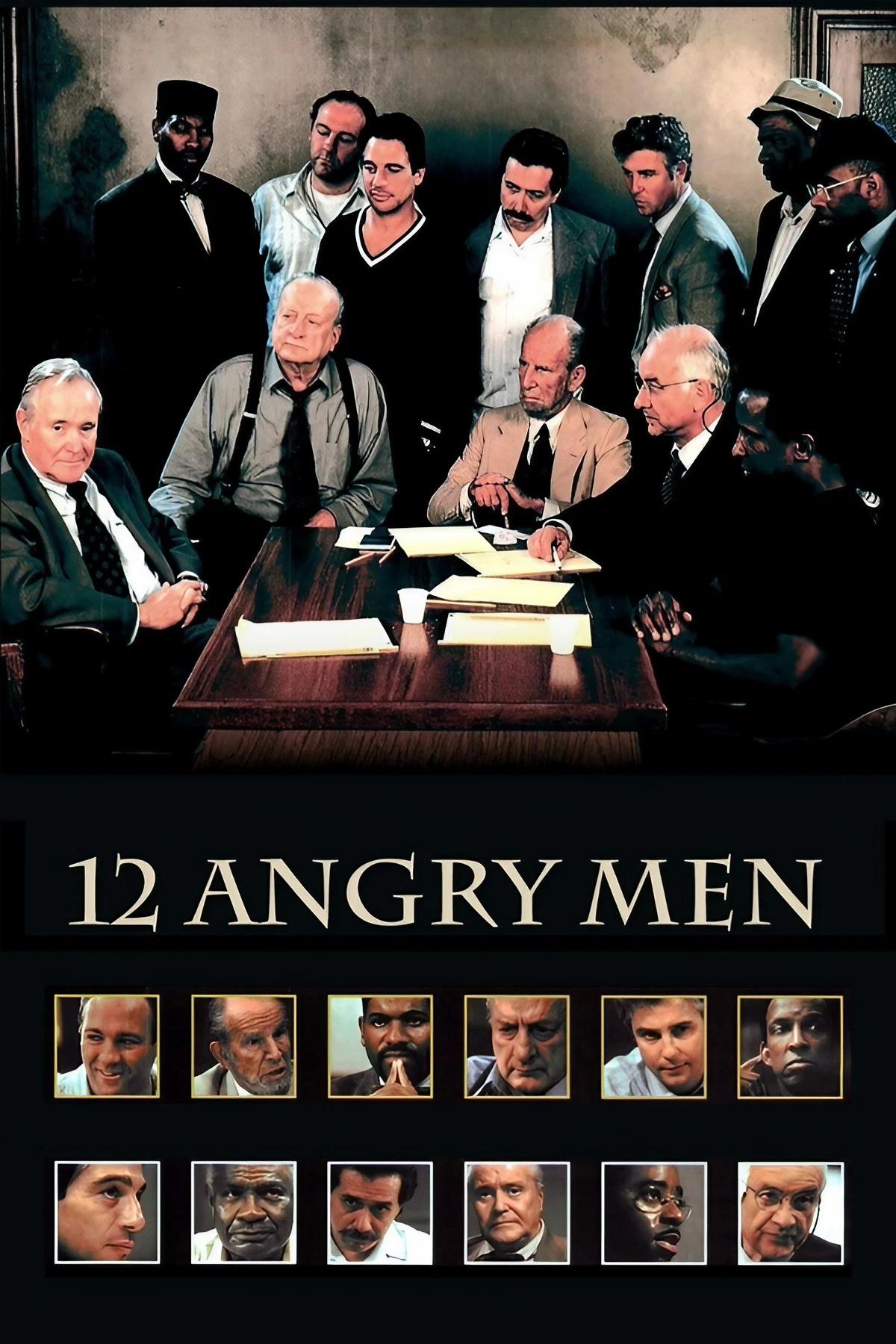 Armin Mueller-Stahl, Jack Lemmon, Tony Danza, Ossie Davis, James Gandolfini, Edward James Olmos, George C. Scott, Hume Cronyn, Dorian Harewood, Courtney B. Vance, William Petersen, and Mykelti Williamson in 12 Angry Men (1997)