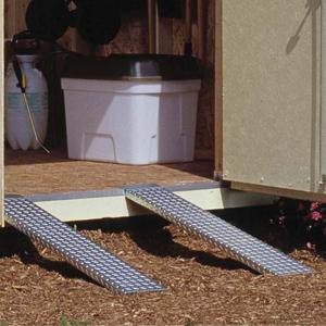 Amazon.com: Handy Home Products Metal Shed Ramp, Pair 