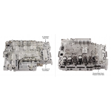 Valve body with solenoids [without TCM] RE5R05A 4th Designe, [One Large N-R accumulators, E1 Separator plate with Reverse Brake Clutch pressure control vave] - not regenerated