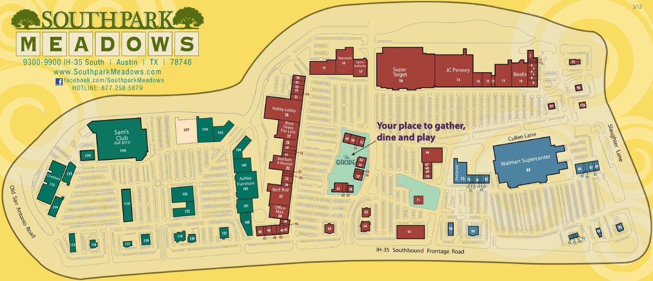 Park Meadows Mall Map - United States Map