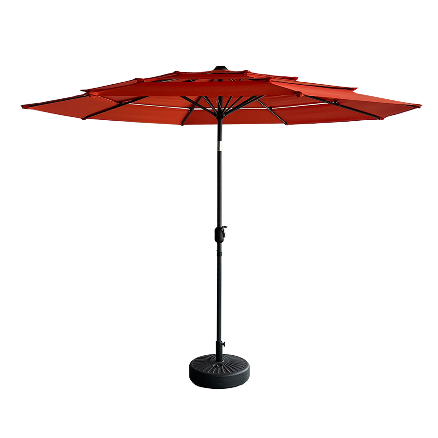 Henry Umbrella 3 Meter Diameter - Rustic Red