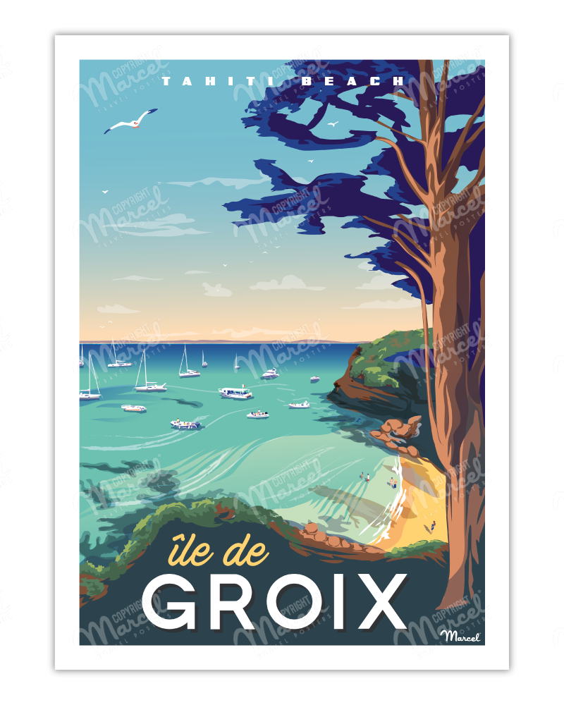 Affiche ILE DE GROIX