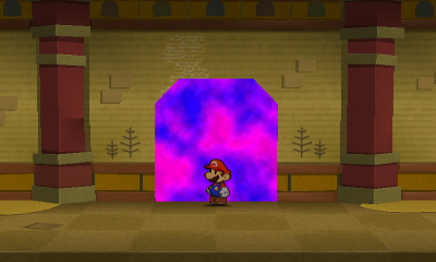 Sixth paperization spot in Drybake Stadium of Paper Mario: Sticker Star.