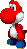 A Red Yoshi in Mario & Luigi: Paper Jam.