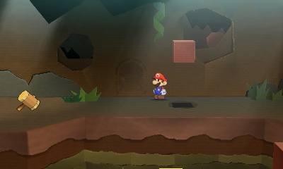 Second paperization spot in Rustle Burrow of Paper Mario: Sticker Star.