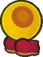 A Wiggler Segment from Paper Mario: Sticker Star