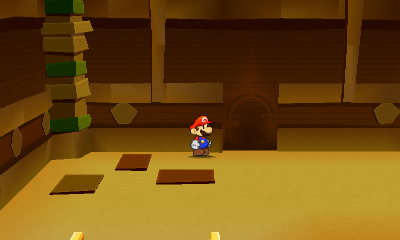 Last paperization spot in Sandshifter Ruins of Paper Mario: Sticker Star.