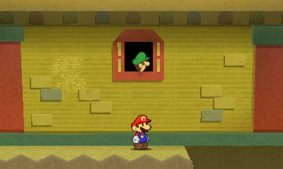 Eleventh paperization spot in Drybake Stadium of Paper Mario: Sticker Star.