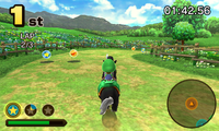 Baby Luigi in Horse Racing from Mario Sports Superstars