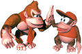 Donkey Kong and Diddy Kong