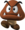 Artwork of a Goomba in New Super Mario Bros. (later used in Mario Super Sluggers, New Super Mario Bros. Wii and Super Mario Run)