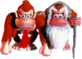 Donkey Kong and Cranky Kong