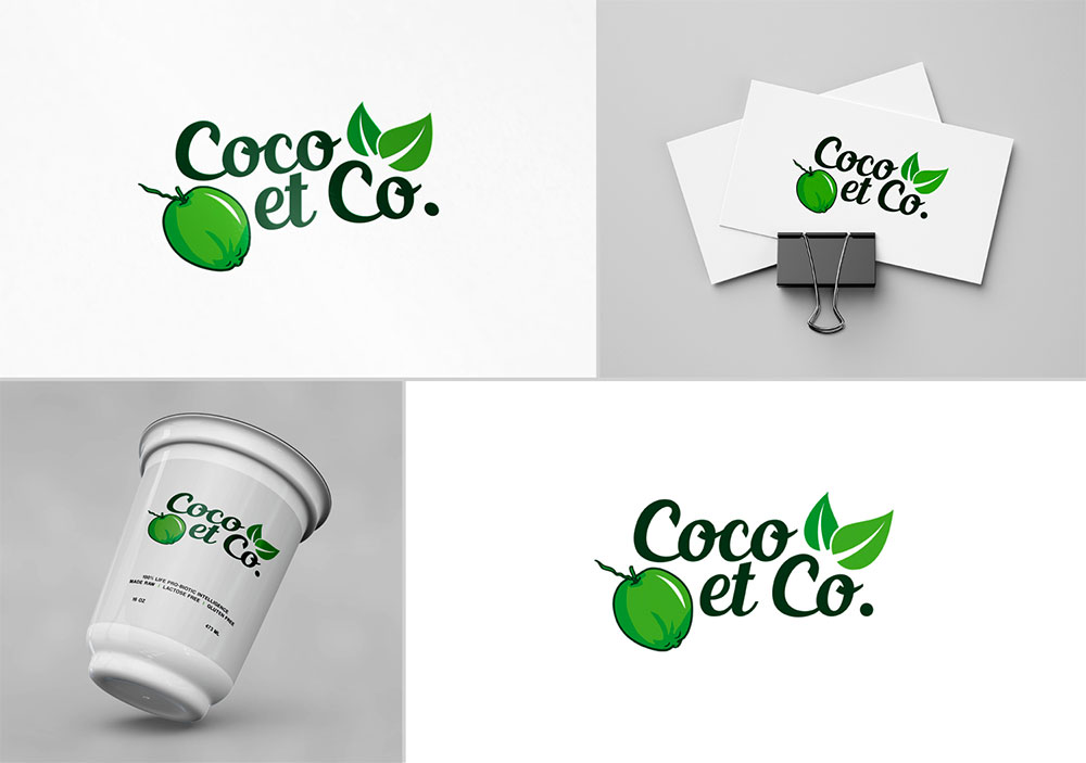 Coconut Logo Design by Maria Castillo Arias