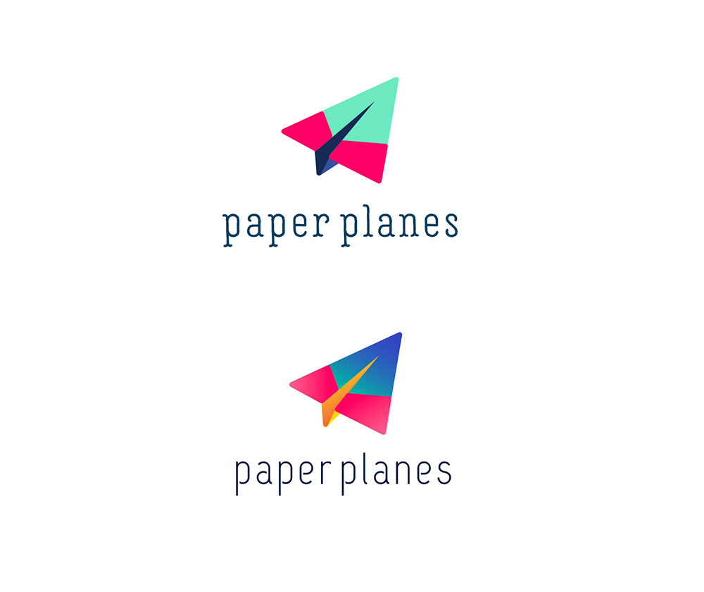 Paper Plane Logo Design by Ana-Illust