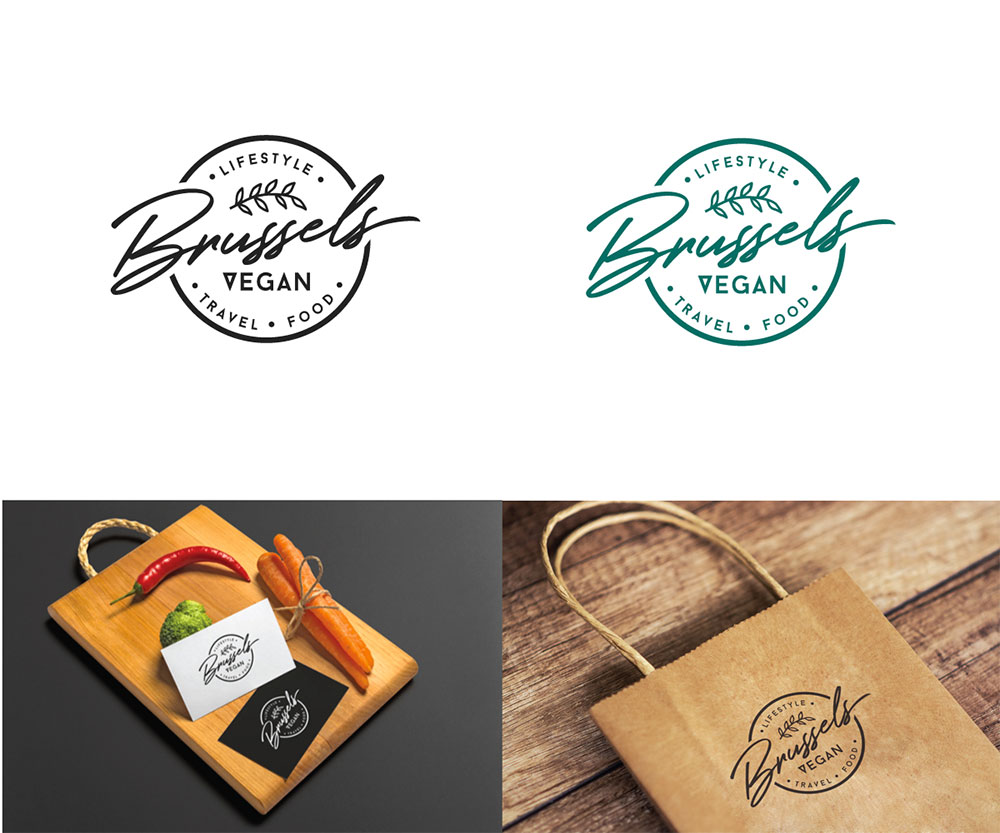 Vegan Logo Design by Ena