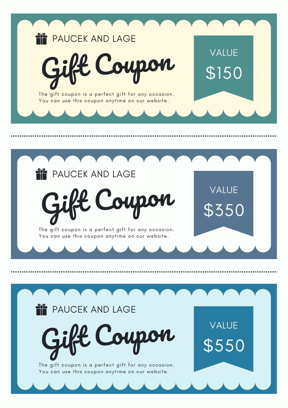 Free, Printable, Customizable Coupon Templates Canva, 44% OFF