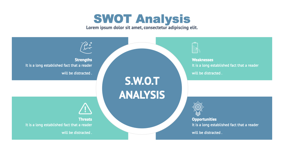 Red SWOT Powerpoint Template: 50 Slides | Master Bundles