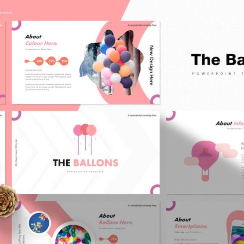 The Ballons PowerPoint Template – MasterBundles