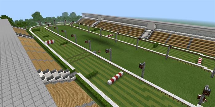 Horse Race Track Minecraft