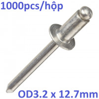 Rivet Nhôm OD3.2x12.7mm (995-1000pcs)