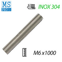 Ty Ren Inox 304 M6x1000