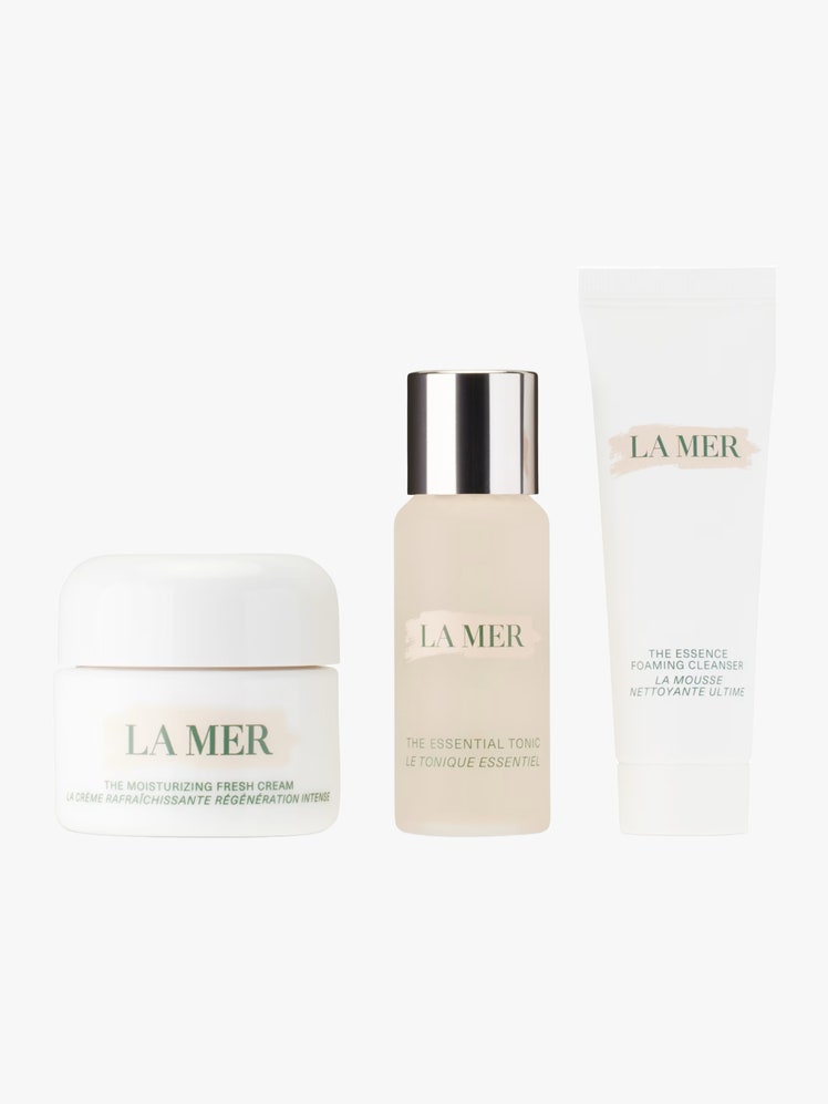 Set of three self-care products from La Mer.