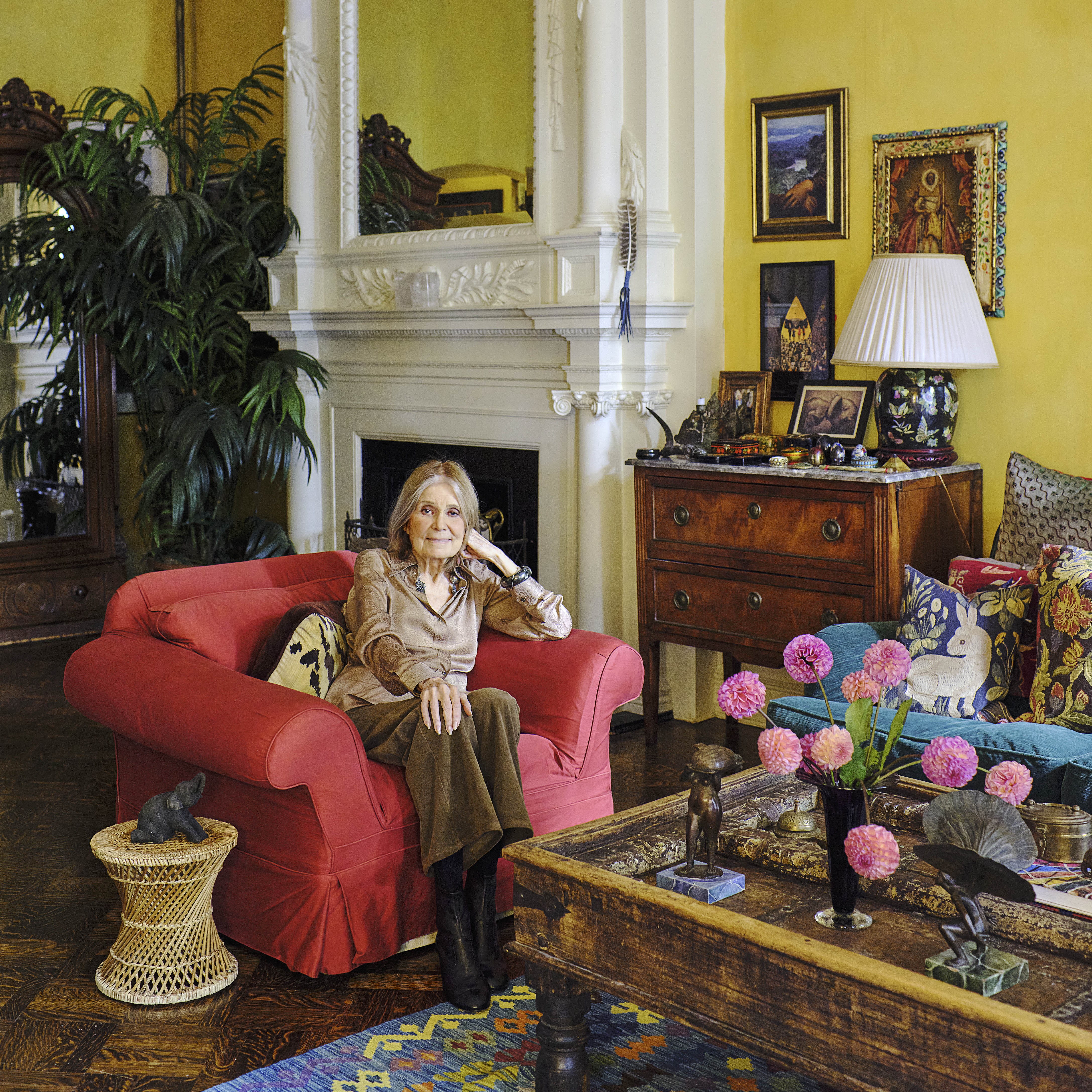 Visiting Gloria Steinem in Her Longtime Manhattan Brownstone